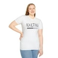 thumbnail image 6 of Adulting Please Wait, Gildan Unisex Softstyle T-Shirt, Graphic Tee, S-3XL, 6 of 6