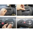 thumbnail image 4 of facefd 6M/Set Bande de Garniture de Tableau de Bord Univers Chromée Protection de Bord de Porte de Voiture Style Auto, 4 of 8
