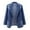 Blue, variant on Fiaer,Women's Classic Lapel Collared Denim Blazer,Womens Oversized One Button Long Sleeve Loose Fit Jean Jackets,Ladies Casual Trendy Lightweight Tops with Pockets Blue XL