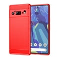 thumbnail image 1 of PANDACO Red Brushed Metal Case for Google Pixel 6a, 1 of 3