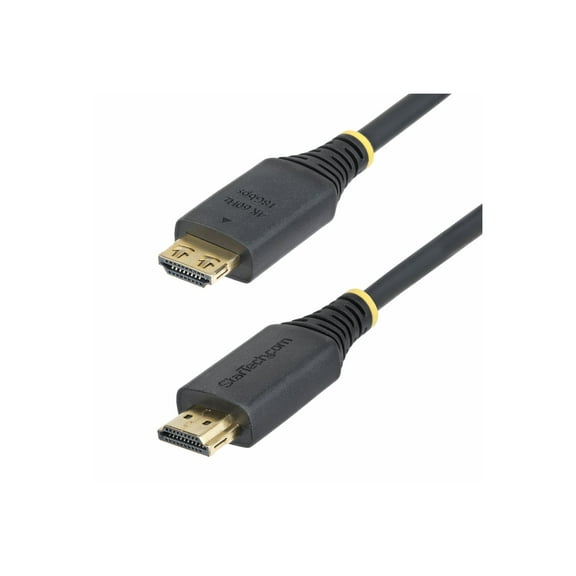 StarTech.com 10ft [3m] High Speed HDMI Cable with Gripping Connectors, 4K 60Hz/1440p 144Hz, 18Gbps, UHD HDMI 2.0 Cord, TPE Jacket (hdmi2-cable-grip-10f)