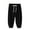 Black, variant on Ahuyic Solid Color Drawstring Girls Full Length Pants Mosquito Repellent 1-15Y