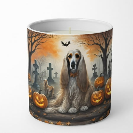 Doberman Pinscher Spooky Halloween Decorative Soy Candle
