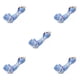thumbnail image 1 of Yuarrent 1 par de fundas de refrigeración antideslizantes de silicona para sombra de sol, funda portátil para brazo para acampar al aire libre, para Camuflaje Azul Tipo 2 5piezas Yuarrent CBP221235, 1 of 6