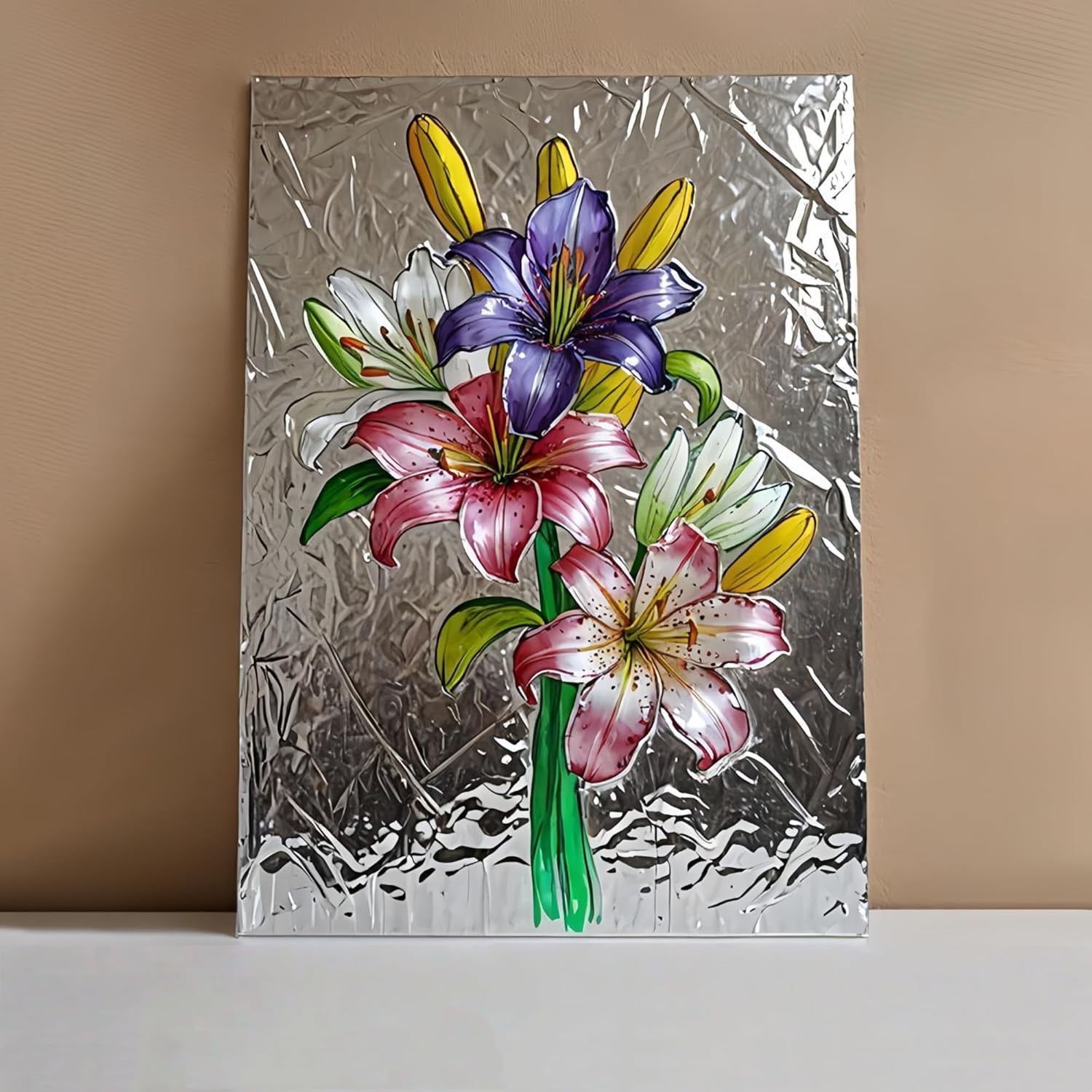 Heavy Duty Foil Aluminum Roll: Foil Aluminum Roll, Thickened Micron Aluminum Flashing Roll Aluminum Sheet Metal, Foil Sheets for Crafts, Painting, Embossing, Tin Foil Sheets (8in W, 33ft L, 70um)