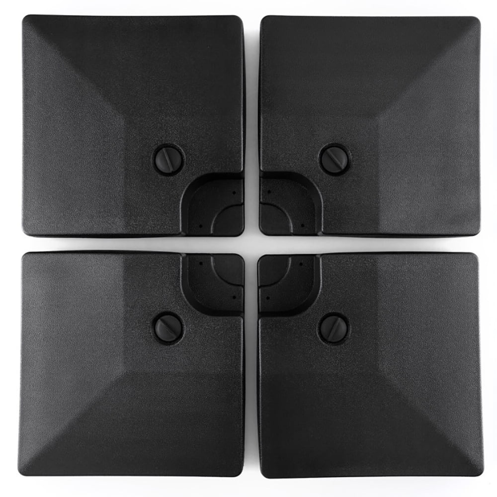 Aimee Lii 4-Piece 20L Cantilever Offset Patio Umbrella Base, Umbrella Stand Outdoor Base Aimee Lii 4-Piece 20L Cantilever Offset Patio Umbrella Base, Umbrella Stand Outdoor Base