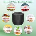 thumbnail image 6 of Vp06+ Mason Jar Vacuum Sealer  Electric For Jars With Wide And Regular Mouth Lids Cordless Handheld Vaccum Food Storage Ideal Present Mom Wife Black, 6 of 7