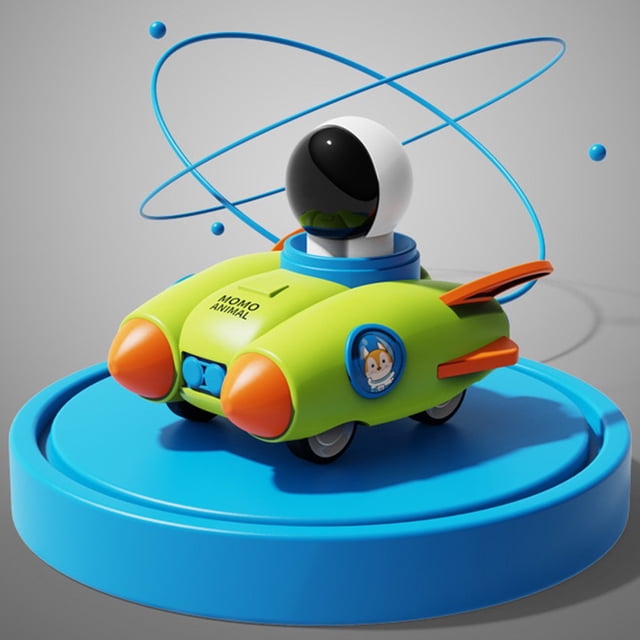 DEBGFS Jouets de Voiture à Pression et à Emporter pour Tout-Petits, Ensemble de Jouets de Voiture à Friction et Inertie, Voitures à Rétrofriction, Thème Spatial, Ensemble de Jouets de Voiture à Pousser pour Tout-Petits, Fusée Spatiale avec Astronautes, Vert, Taille Unique