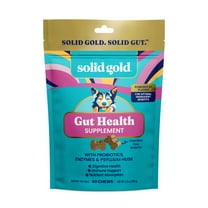 Solid Gold Gut Health Supplement for Dogs, to Support Digestive Health, 60 count