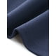 thumbnail image 5 of Blusas de manga larga con cuello notch asimétricas para mujeres XL azul oscuro, 5 of 6
