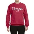 thumbnail image 2 of Wild Bobby Chosen 1 Peter 2:9 Inspirational/Christian Unisex Crewneck Graphic Sweatshirt, Vintage Heather Red, 3X-Large, 2 of 5