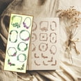 thumbnail image 4 of Plant Border Clear Stamp for DIY Scrapbooking Wreath Garland Silicone Stamp Flower Leaf Transparent Rubber Stamp for DIY Journal Gift Tags Invitation Card Paper Crafting Photo Albums, 4 of 8