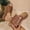 #0293-Brown, variant on Xucatan Women's Ruched Strap Wedge Sandals, Cushioned Footbed Open Toe Slippers with Contoured Insole, Round Toe Casual Summer Shoes, Versatile Solid Color Design for Beach Outdoor Gift