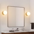 thumbnail image 4 of Aplique de Pared HONIEGG Moderno Globo Latón 6 Dorado Estilo Mid Century, 4 of 9