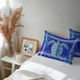 thumbnail image 4 of Ocean Turtle Outdoor Pillow Covers Set of 2 Blue Starfish Coral Striped Summer Animal Waterproof Throw Pillow Case Decorative Square Cushion Cover for Patio Couch Garden Balcony, 20"x12", 4 of 9