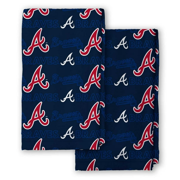 Pegasus Atlanta Braves 2-Pack Repeat Logo Dish Towel Set