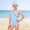 Light Blue, variant on Girls Swim Suit 1 Piece Swimsuit Quick Drying Bikini Swimwear 13-14 Years