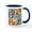 White/Navy Inside, variant on CafePress - Snoopy You Can Be Anything Mug - 11 oz Ceramic Mug - Novelty Coffee Tea Cup