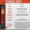 thumbnail image 2 of 2 High-Capacity Emergency Water Straws – Lightweight, Reusable, 1800-Gallon Filters for Camping, Hiking, Travel, Biking, Survival, and Emergencies. No Expiration Date, Perfect for Preparedness, 2 of 6