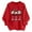 7-Red, variant on IWRICH Christmas Sweatshirts for Women Merry Christmas Plaid Pullover Sweatshirts Holiday Vacation Graphic Tees Tops 7-Red XL