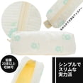 thumbnail image 3 of Unique Bargains Pencil Case Grid Print Pen Pouch Stationery Bag for Organizer Blue Floral, 3 of 6