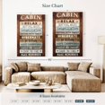 thumbnail image 4 of Elephant Stock Cabin Rules I Wall Art - Vertical Canvas Wall Art - Living Room Wall Decor - Inspirational And Typography Canvas - Brown And Blue Decor - 34" x 51", 4 of 8
