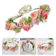 thumbnail image 2 of Corona de flores simulada, diadema de flores, tocado para bodas y fiestas para mujeres y niñas, 2 of 8