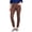 Tobacco, variant on Womens Coated Skinny Ankle Jeans Aubergine 4