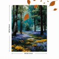 thumbnail image 3 of Bluebell Spring Forest Canvas Retro Country Farmhouse Nature Wall Art, 3 of 8