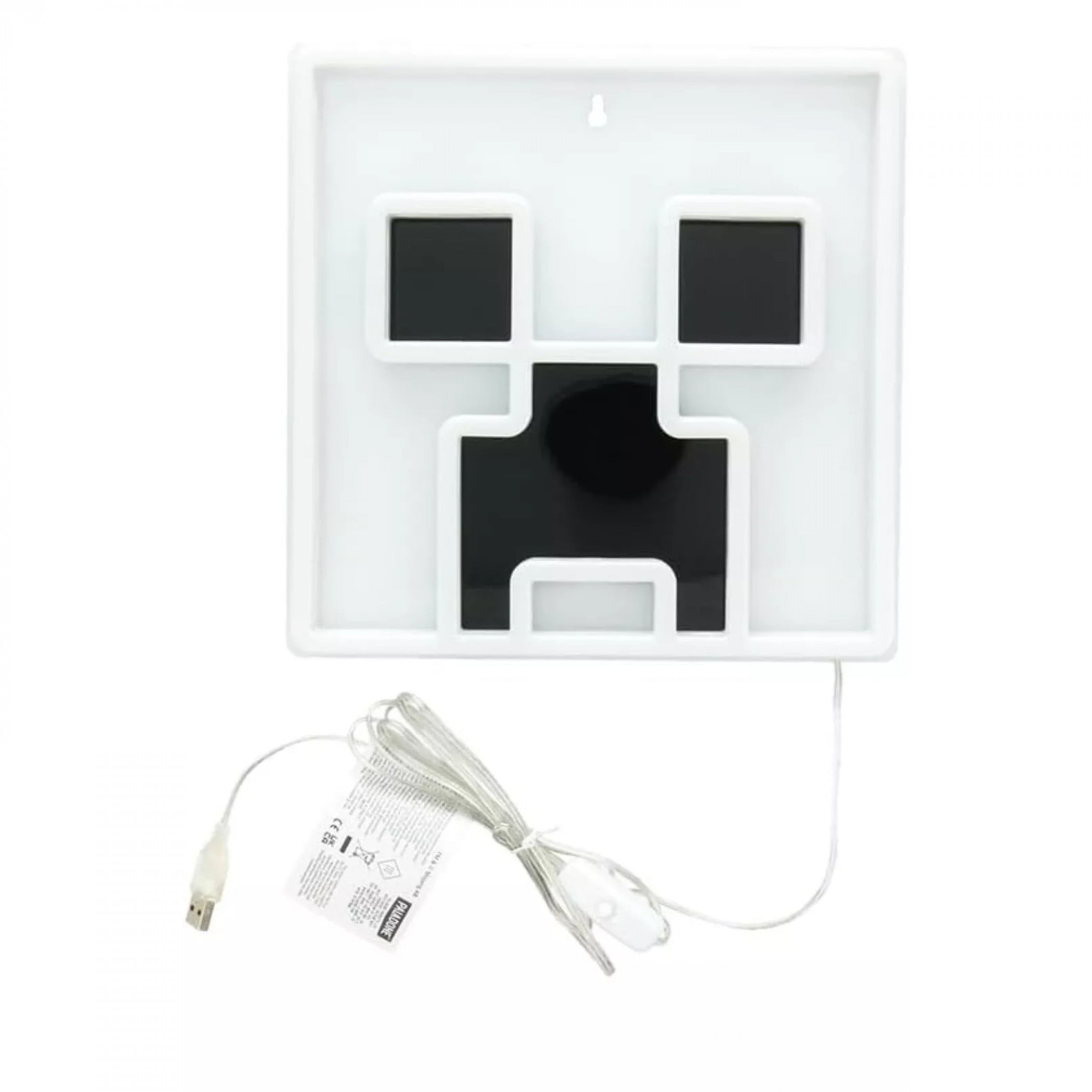 Creeper Iconic LED Wall-Mountable Light Officially Licensed Minecraft Room Decor for Boys and Girls, Gamer Night Light in Vibrant Green   - Paladone
