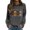 Z49-Dark Gray, variant on Zhanying Black Cat Christmas Sweatshirt – Funny Graphic Holiday Pullover Crew Neck Shirt for Holiday Christmas Khaki M