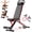 Black 1000 lbs, variant on BAOKALER Adjustable Weight Bench, Adjustable Workout Bench with Resistance Bands, Multi-Function Strength Training Bench Press Exercise Equipment for Home Gym