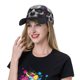 thumbnail image 5 of Fotbe Modern Abstract Colorful Skull C Gorro Clásico de Béisbol, Gorra Ajustable con Broche Snapback, Gorro de Exterior de Algodón Suave, 5 of 6