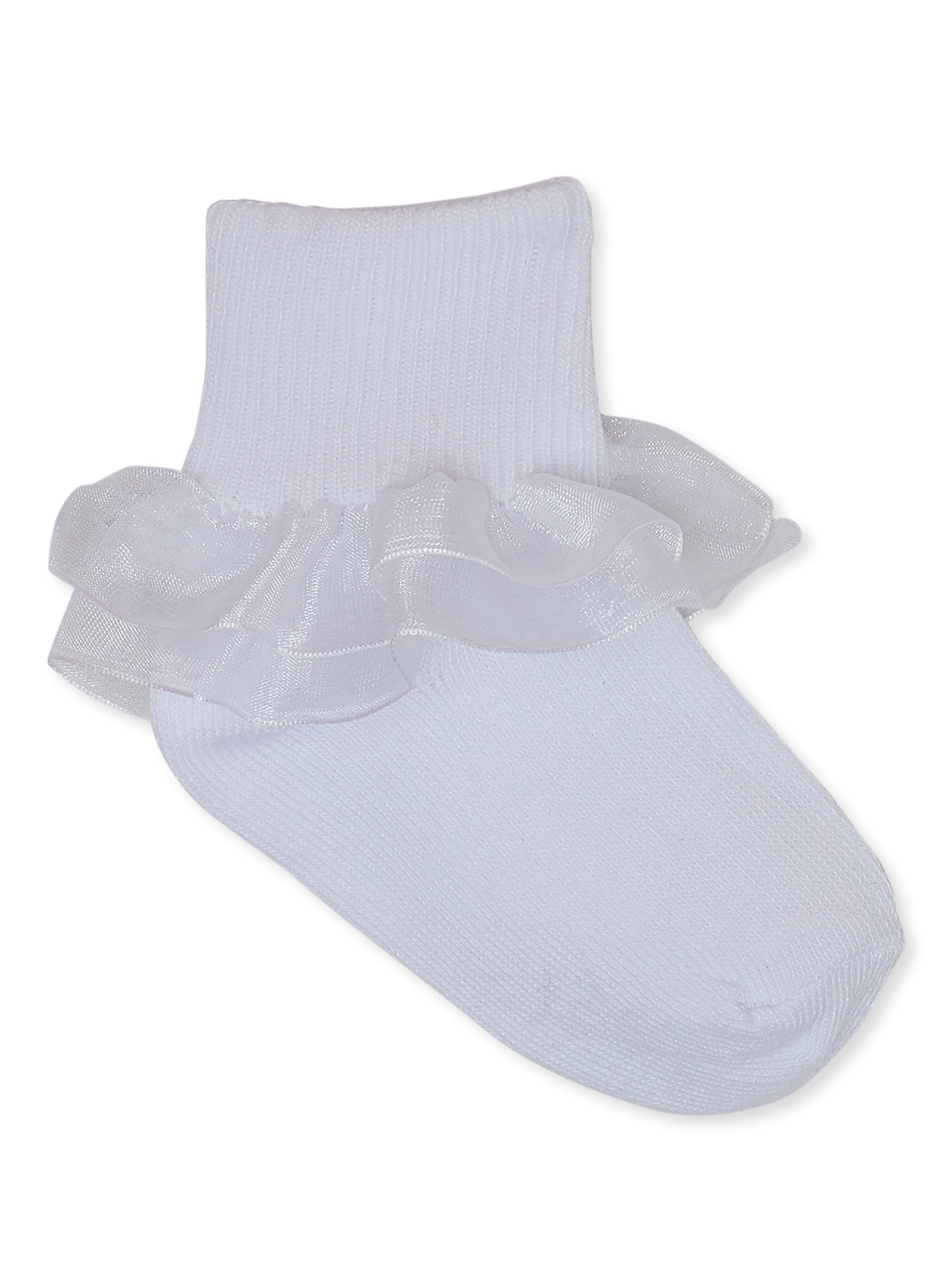 Wonder Nation Infant and Toddler Girls Dress Socks, 3 Pair Pack, Sizes 0M-5T