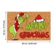 thumbnail image 3 of Felpudo de El Grinch Felpudo navideño con decoración de El Grinch: felpudo de bienvenida divertido y festivo para tu puerta de entrada, ideal para la alegría navideña Disney Home, 3 of 4