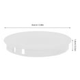 thumbnail image 5 of WEUVEB White Plastic Vent Hole Cover with High Elasticity Spring for Home Ventilation Pipes, 5 of 8