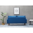 thumbnail image 6 of Kingway Furniture Hambrok Velvet Living Room Sofa in Space Blue, 6 of 8