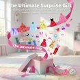 thumbnail image 6 of Senbabe 195 Pack Handmade Doll Clothes Including Princess Gowns, Slip Dresses, Fashion Skirt, Tops, Pants, Bikini Swimsuits, Shoes, Crowns, Necklaces, Glasses, Hangers, Accessories for 11.5 inch Doll, 6 of 6