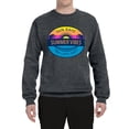 thumbnail image 2 of Wild Bobby Sun Rays Summer Vibes And Lazy Days Unisex Crewneck Sweatshirt, 2 of 6