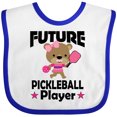 thumbnail image 3 of Inktastic Future Pickleball Player Girls Girls Baby Bib, 3 of 4