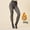 Black, variant on Fleece Lined Tights Women - 300G Ladies Wearing Fake Flesh Through and Winter Skin Through Oversized Leggings with Fleece Hickened Cropped Pants - Black M