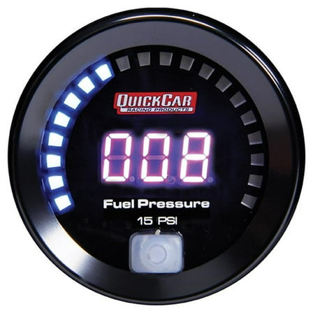 Quickcar Racing Products 67-000 0 - 15 PSI Digital Fuel Pressure Gauge Meter