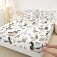 thumbnail image 3 of Castle Fairy Female Men Adults Animal Mallard Duck Full Size Sheets 4-Piece,Vintage Aesthetic Breathable Bed Sheets,Fishing And Hunting Lightweight Sheet Sets,Lightweight Room Decor, 3 of 7