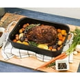 thumbnail image 4 of HIC Kitchen Roasting Octagonal Baking Rack, Chrome-Plated Steel Wire, Fits Oval And Smaller Roasting Pans, 9.5 x 6.125 x 0.5-Inches, 4 of 4