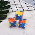 thumbnail image 2 of Rompecabezas de laberinto de cubo 3D, paquete de 3 cajas de rompecabezas de laberinto Rompecabezas mentales Juguetes de ocio para adultos (azul amarillo naranja) 3 piezas, 2 of 5