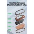 thumbnail image 4 of Key Case Cover for MG 4 EV MG EHS EZS EV GT HS ZS ZX MG4 MG5 MG6 for Roewe RX3 RX5 RX8 ERX5 I6 I5 Accessories with Keychains Alloy PU Leather Material Key Fob Cover, 4 of 7