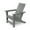 Gray, variant on Robbyn Resin Outdoor Adirondack Chair, White