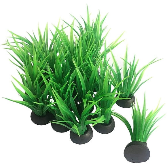 20pcs 9cm Tall Small Aquarium Plastic Artificial Plants for Goldfish and Waterscapes