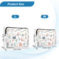 thumbnail image 4 of FORMRS 13-13.3 inch Laptop Sleeve Case Soft Carrying Quilted Computer Bag Cover, Garden Pattern, 4 of 7