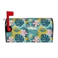 thumbnail image 2 of Lsque Tropical Floral Mailbox Cover Standard Size ,Magnetic Mailbox Covers Post Wraps Letter Box Cover -25.5x21 in, 2 of 9